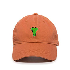 Alligator Baseball Cap Embroidered Cotton Adjustable Dad Hat