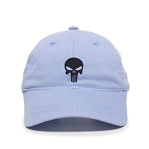 Punisher Skull Baseball Cap Embroidered Cotton Adjustable Dad Hat