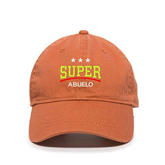 Super Abuelo Dad Baseball Cap Embroidered Cotton Adjustable Dad Hat