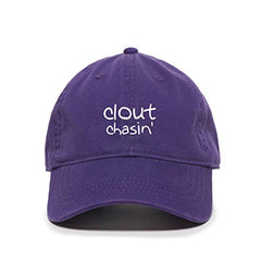 Clout Chasin' Dad Baseball Cap Embroidered Cotton Adjustable Dad Hat