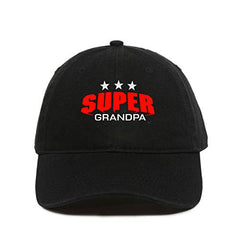 Super Grandpa Dad Baseball Cap Embroidered Cotton Adjustable Dad Hat