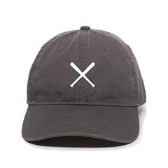 Baseball Bat Baseball Cap Embroidered Cotton Adjustable Dad Hat
