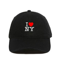I Heart NY Dad Baseball Cap Embroidered Cotton Adjustable Dad Hat