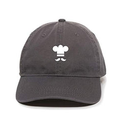 Mustache Chef Baseball Cap Embroidered Cotton Adjustble Dad Hat