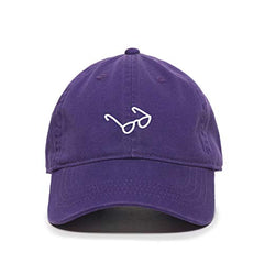 Eyeglasses Dad Baseball Cap Embroidered Cotton Adjustable Dad Hat