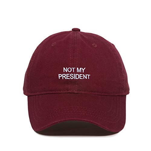 Not My President Baseball Cap Embroidered Cotton Adjustable Dad Hat