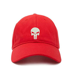 Punisher Skull Baseball Cap Embroidered Cotton Adjustable Dad Hat