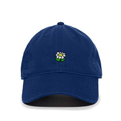 Daisy Baseball Cap Embroidered Cotton Adjustable Dad Hat