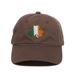 Irish Shamrock Flag Baseball Cap Embroidered Cotton Adjustable Dad Hat
