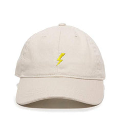 Lightning Storm Bolt Baseball Cap Embroidered Cotton Adjustable Dad Hat