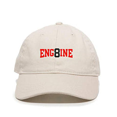 Engine 8 FD Dad Baseball Cap Embroidered Cotton Adjustable Dad Hat