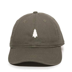 Forest Tree Baseball Cap Embroidered Cotton Adjustable Dad Hat