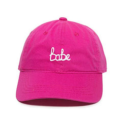 Babe Baseball Cap Embroidered Cotton Adjustable Dad Hat