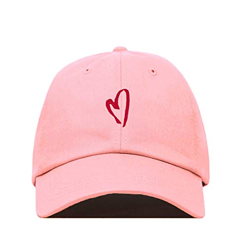 Loose Heart Baseball Cap Embroidered Cotton Adjustable Dad Hat