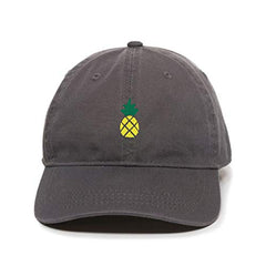 Pineapple Baseball Cap Embroidered Cotton Adjustable Dad Hat