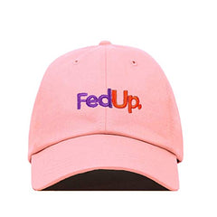 Fed Up FedEx Dad Baseball Cap Embroidered Cotton Adjustable Dad Hat