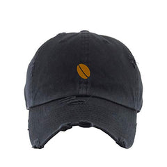 Coffee Bean Vintage Baseball Cap Embroidered Cotton Adjustable Distressed Dad Hat