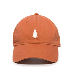 Forest Tree Baseball Cap Embroidered Cotton Adjustable Dad Hat