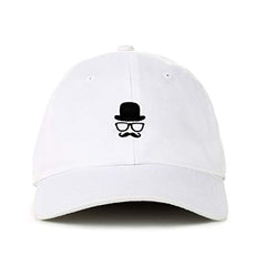 Gentleman French Mustache Baseball Cap Embroidered Cotton Adjustable Dad Hat