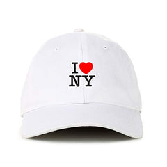I Heart NY Dad Baseball Cap Embroidered Cotton Adjustable Dad Hat
