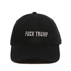Fuck Trump Baseball Cap Embroidered Cotton Adjustable Dad Hat