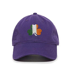 Irish Shamrock Flag Baseball Cap Embroidered Cotton Adjustable Dad Hat
