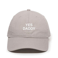 Yes Daddy Baseball Cap Embroidered Cotton Adjustable Dad Hat