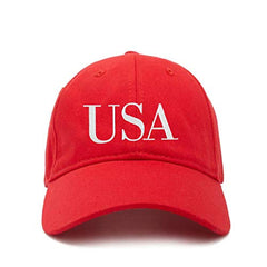 USA 4th of July Baseball Cap Embroidered Cotton Adjustable Dad Hat