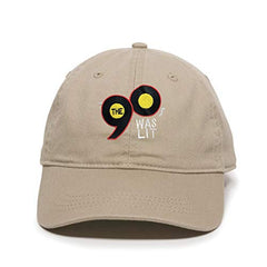 90's was Lit 1990's Baseball Cap Embroidered Cotton Adjustable Dad Hat