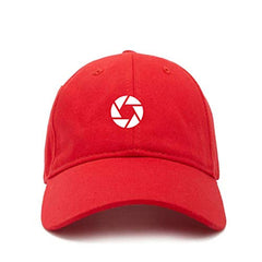 Camera Shutter Baseball Cap Embroidered Cotton Adjustable Dad Hat