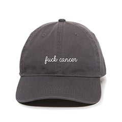 FCK Cancer, Awareness Baseball Cap Embroidered Cotton Adjustable Dad Hat