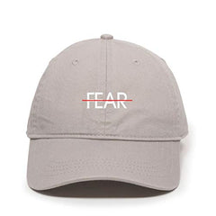 No Fear Dad Baseball Cap Embroidered Cotton Adjustable Dad Hat