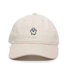 Ghost Baseball Cap Embroidered Cotton Adjustable Dad Hat