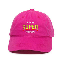 Super Abuelo Dad Baseball Cap Embroidered Cotton Adjustable Dad Hat