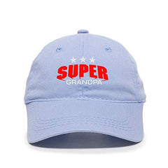 Super Grandpa Dad Baseball Cap Embroidered Cotton Adjustable Dad Hat