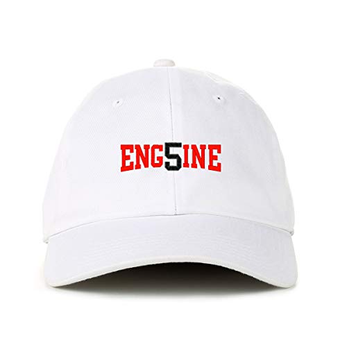 Engine 5 FD Dad Baseball Cap Embroidered Cotton Adjustable Dad Hat