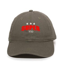 Super TIO Dad Baseball Cap Embroidered Cotton Adjustable Dad Hat