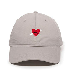 Mom Arrow Baseball Cap Embroidered Cotton Adjustable Dad Hat