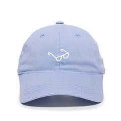 Eyeglasses Dad Baseball Cap Embroidered Cotton Adjustable Dad Hat