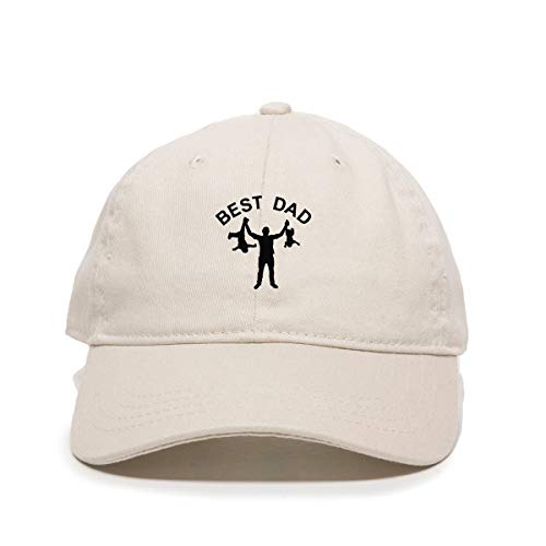 Best Dad Kids Dad Baseball Cap Embroidered Cotton Adjustable Dad Hat