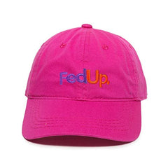 Fed Up FedEx Dad Baseball Cap Embroidered Cotton Adjustable Dad Hat