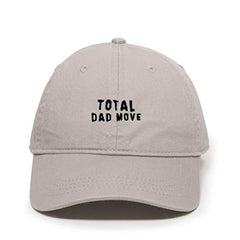 Total DAD Move Baseball Cap Embroidered Cotton Adjustable Dad Hat