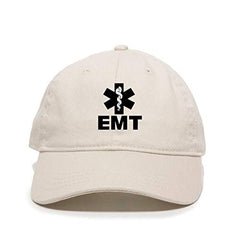 Emergency EMT Baseball Cap Embroidered Cotton Adjustable Dad Hat