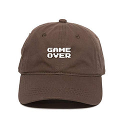 Game Over Baseball Cap Embroidered Cotton Adjustable Dad Hat