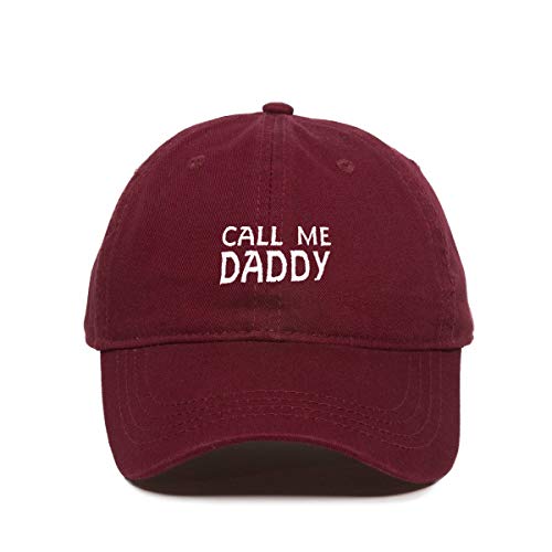 Call Me Daddy Baseball Cap Embroidered Cotton Adjustable Dad Hat