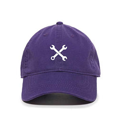 Mechanic Wrench Baseball Cap Embroidered Cotton Adjustable Dad Hat