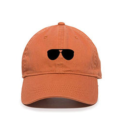 Aviator Baseball Cap Embroidered Cotton Adjustable Dad Hat