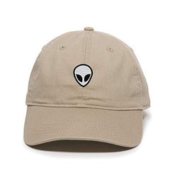 Alien Baseball Cap Embroidered Cotton Adjustable Dad Hat