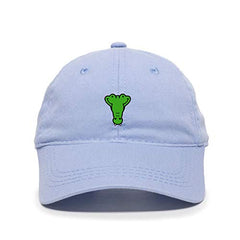 Alligator Baseball Cap Embroidered Cotton Adjustable Dad Hat
