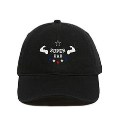 Super Dad Dad Baseball Cap Embroidered Cotton Adjustable Dad Hat